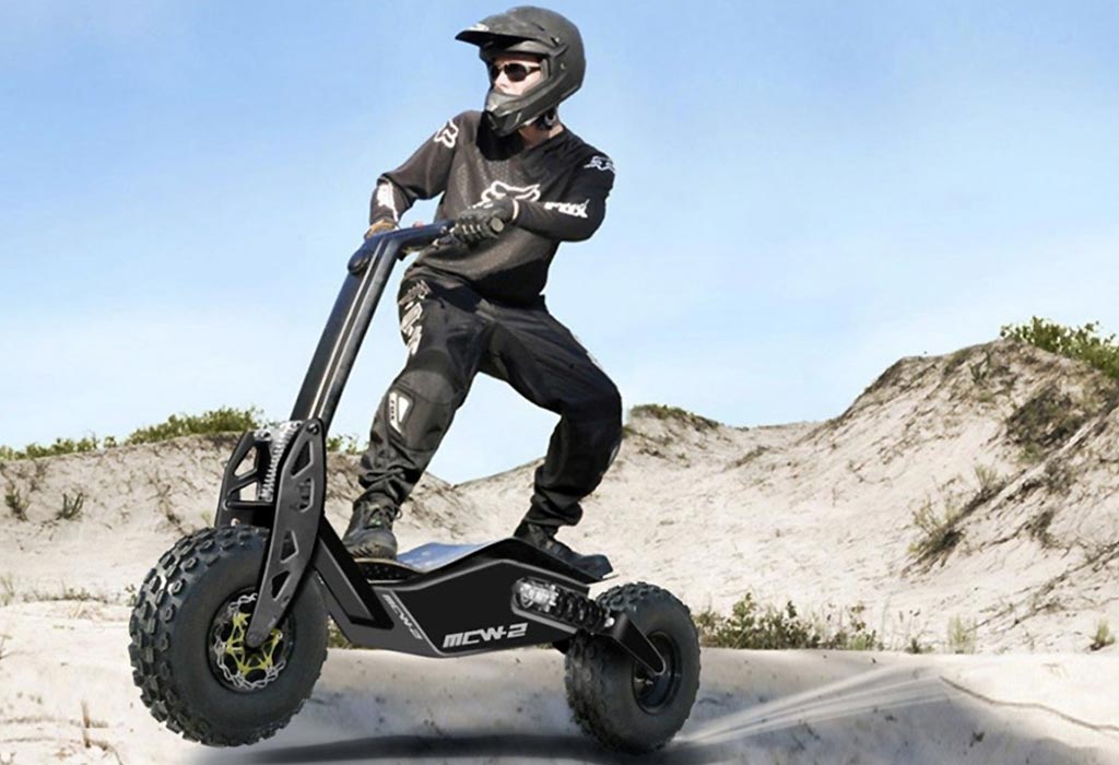 The Velocifero MAD is electric scooter built to Go Off-Road