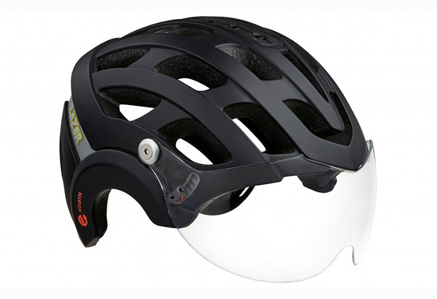 Anverz e-Bike helmets with a visor from Lazer
