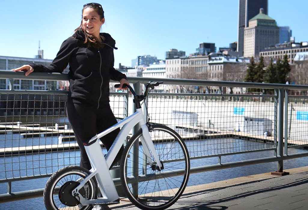 Electric scooter SnikkyBike combines the agile of a scooter with comfort of bike