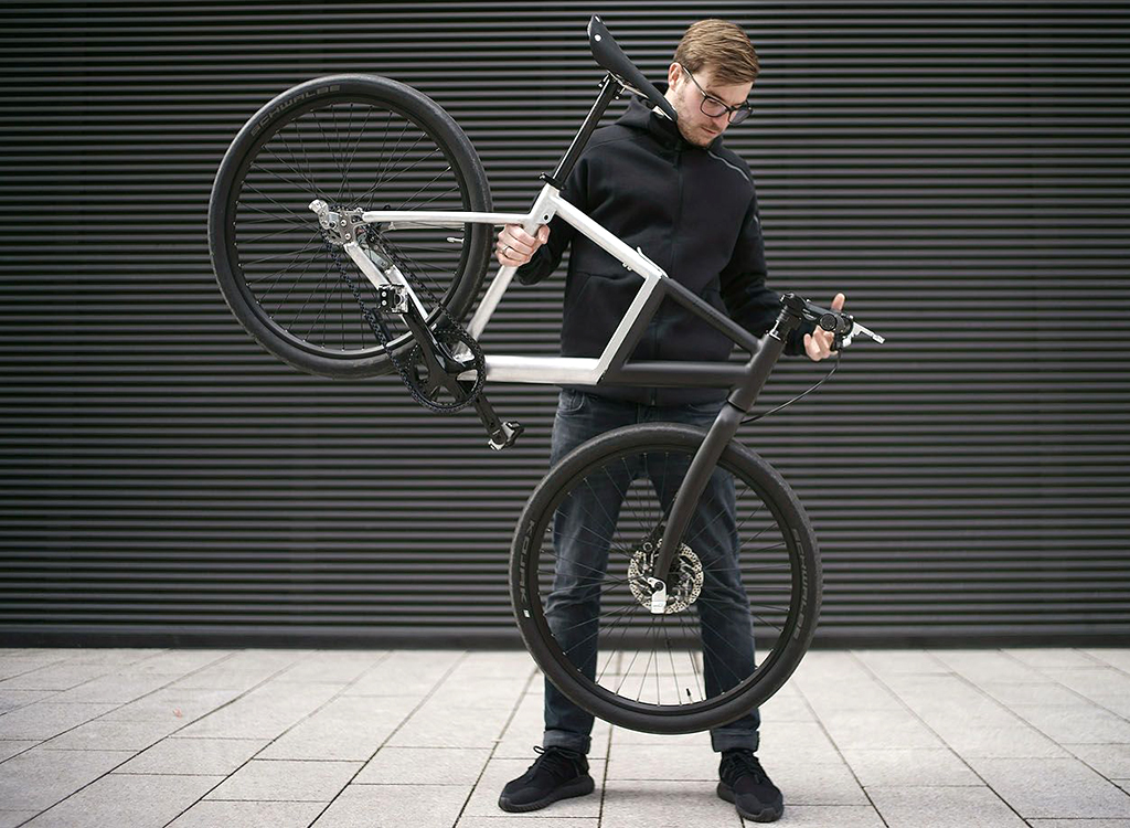 The Fiiz folding bicycle can be folded within 20 sec