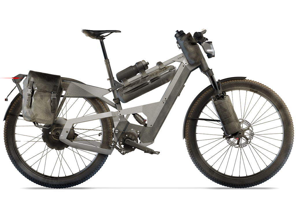 The new off-road e-bike by ÅSKA is always ready for adventure
